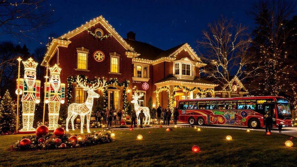 christmas lights bus tour