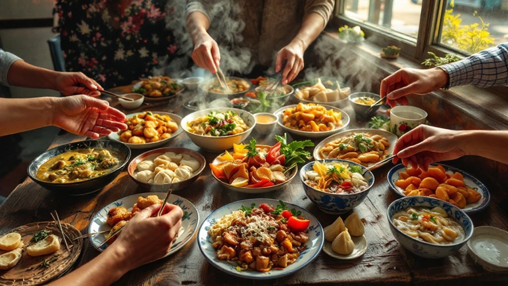 diverse international culinary offerings
